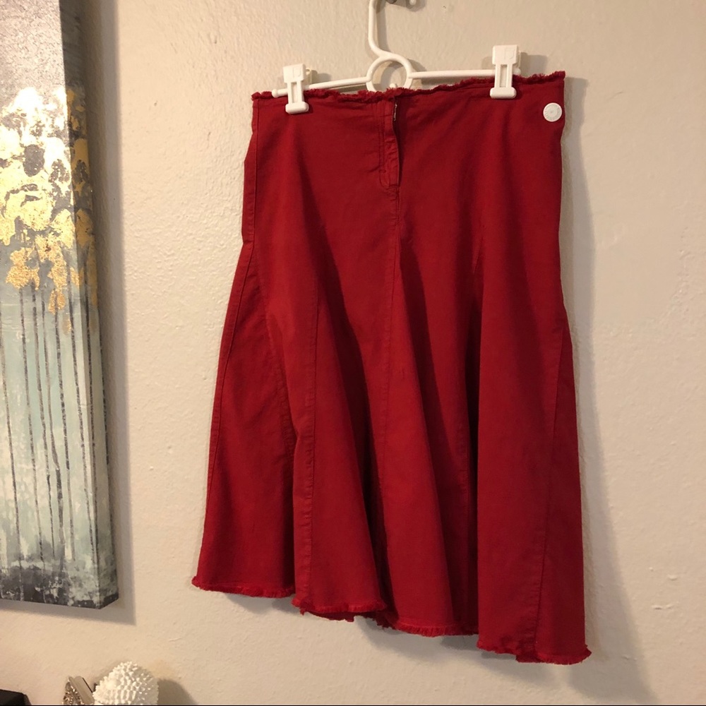 Fornarina skirt - M - cute fringe detail